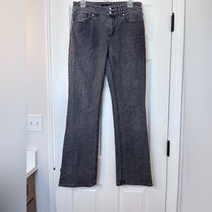 Seven7 Women's Gray Flared Jeans